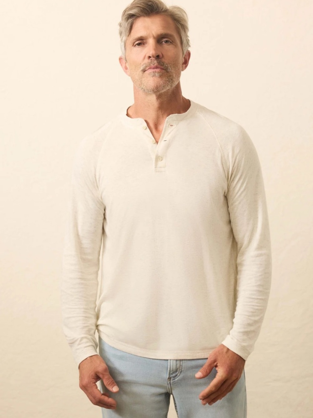 Faherty Long-Sleeve Cloud Henley